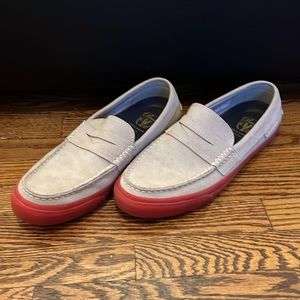 Tan suede Cole Haan loafers